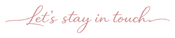 Let's stay in touch.